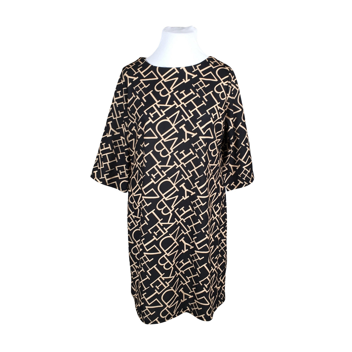 Unisex Paprika - Trikotaažist kleit, suurus 44 - Must (1)