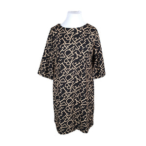 Unisex Paprika - Trikotaažist kleit, suurus 44 - Must (1)