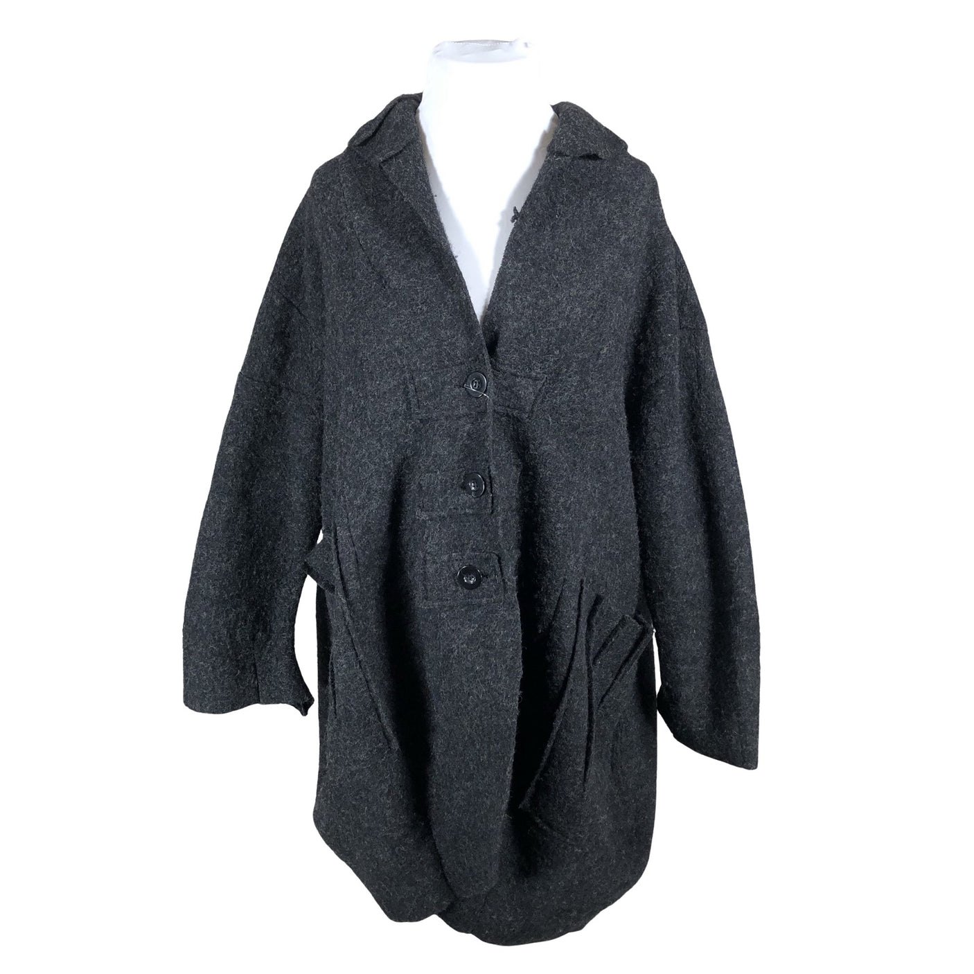 Unisex Handmade - Villane mantel, suurus 50 - Hall (1)