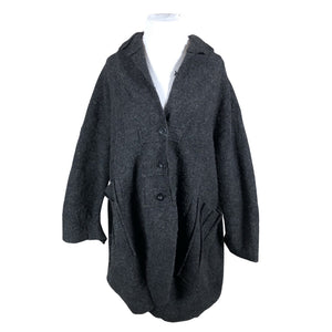 Unisex Handmade - Villane mantel, suurus 50 - Hall (1)