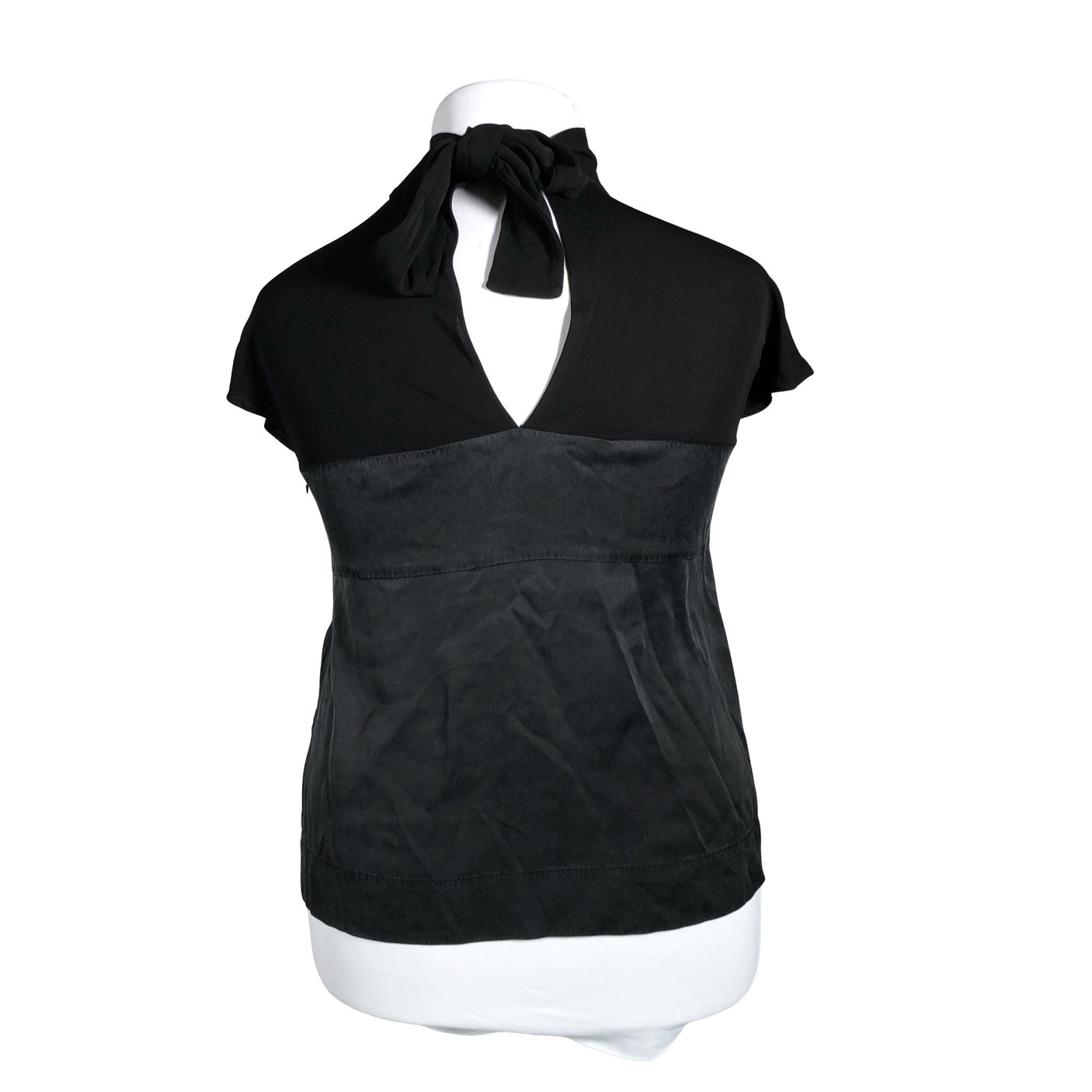Unisex Red Valentino - Lühikeste käistega pluus, suurus 42 - Must (2)