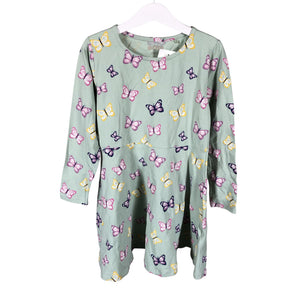 Unisex Bogi - Trikotaažist kleit, suurus 116 - 122 - Roheline (1)