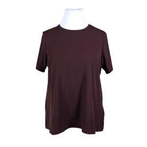 Unisex Q Sportwear - Spordisärk, lühikesed käised, suurus 42 - Veinipunane (1)
