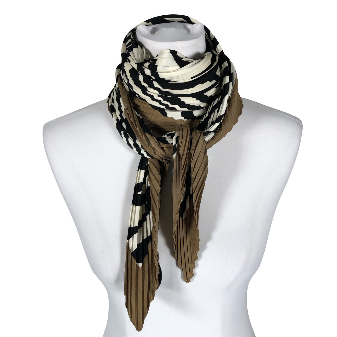 Unisex A+more - Õhuke sall, suurus Midi - Must (1)