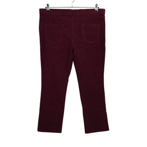 Unisex Marks&Spencer - Sametpüksid, suurus 44 - Veinipunane (2)