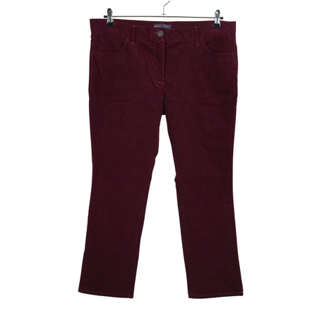 Unisex Marks&Spencer - Sametpüksid, suurus 44 - Veinipunane ()