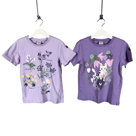 Unisex Polarn O. Pyret - T-särk, suurus 122 - 128 - Lilla ()