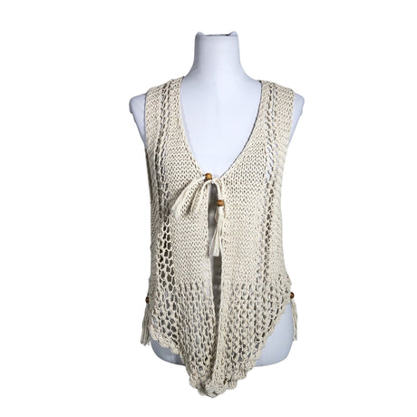 Unisex Handmade - Kootud vest, suurus 36 - Pruun ()
