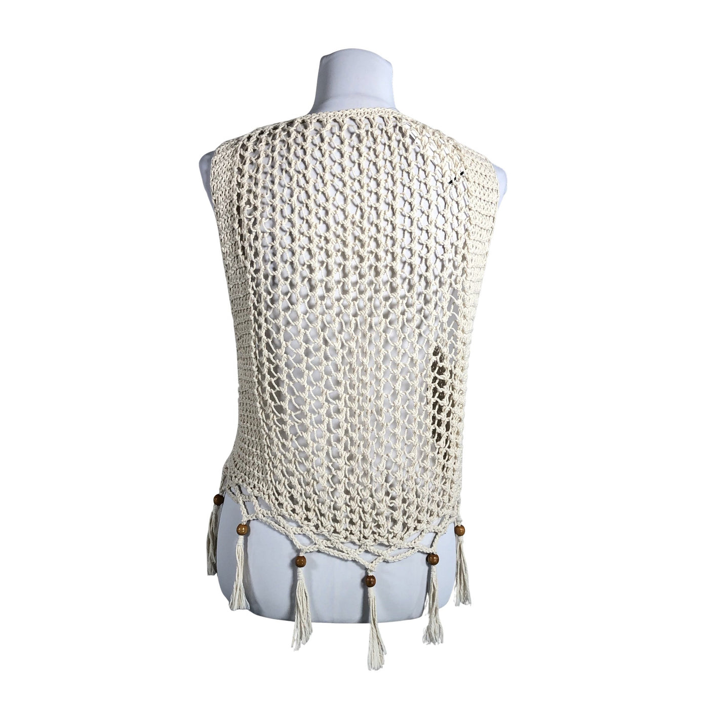 Unisex Handmade - Kootud vest, suurus 36 - Pruun (2)