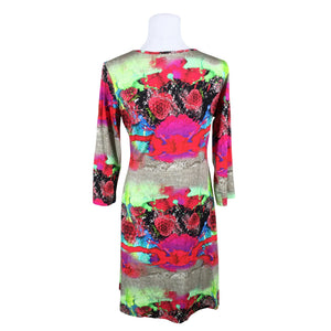 Unisex Tazzia - Trikotaažist kleit, suurus 40 - Punane (2)