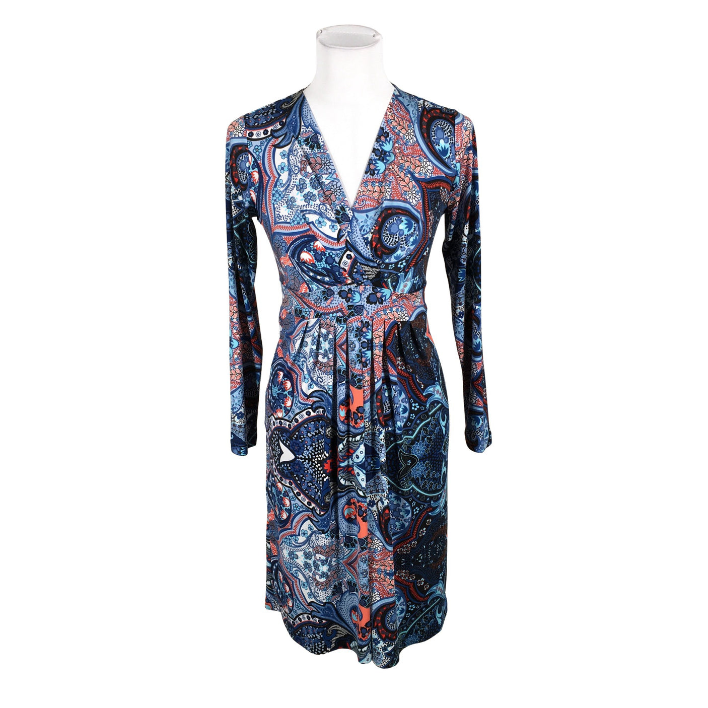 Unisex Andiata - Trikotaažist kleit, suurus 36 - Sinine (1)