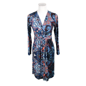 Unisex Andiata - Trikotaažist kleit, suurus 36 - Sinine (1)
