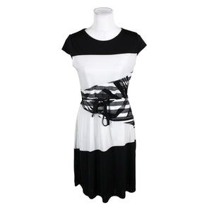 Unisex Wearhouse - Trikotaažist kleit, suurus 38 - Must (1)