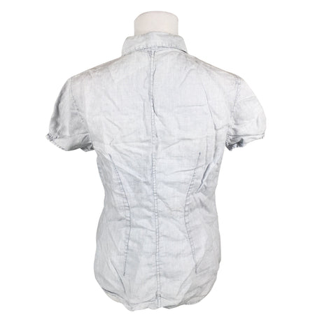 Unisex Marc O'Polo - Lühikeste käistega pluus, suurus 38 - Helesinine (2)