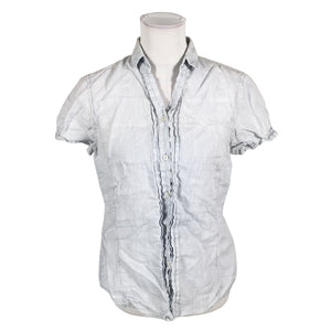 Unisex Marc O'Polo - Lühikeste käistega pluus, suurus 38 - Helesinine (1)