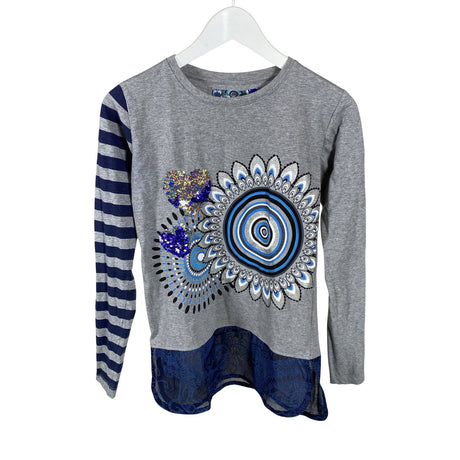 Unisex Desigual - Trikotaažist pluus, suurus 158 - 164 - Hall ()