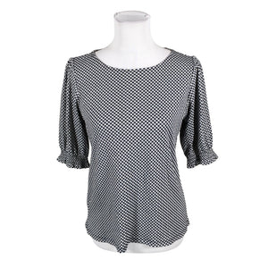 Unisex Ann Taylor - Lühikeste käistega pluus, suurus 36 - Sinine (1)