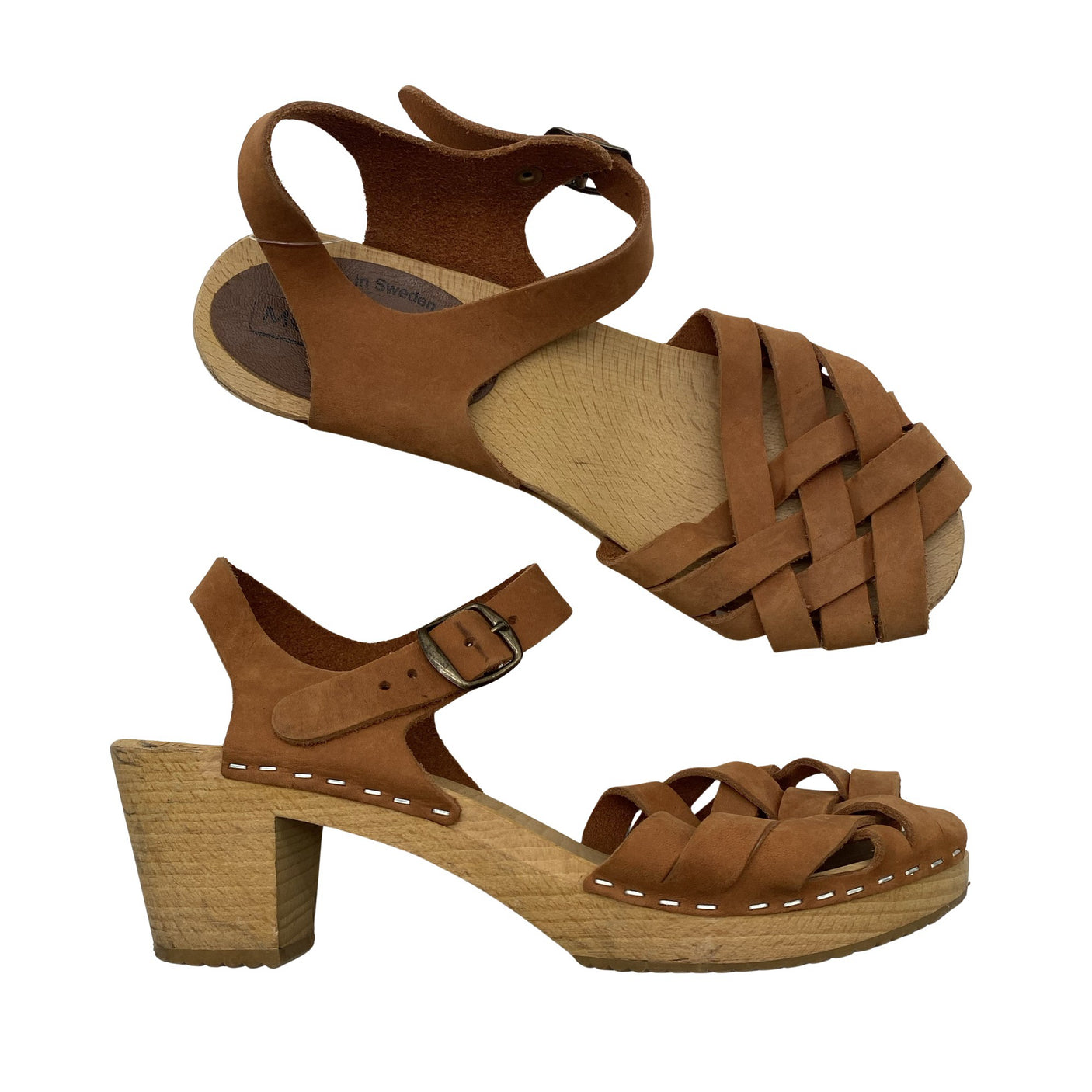 Unisex Moheda - Kontsaga rihmikud, suurus 39 - Pruun (1)