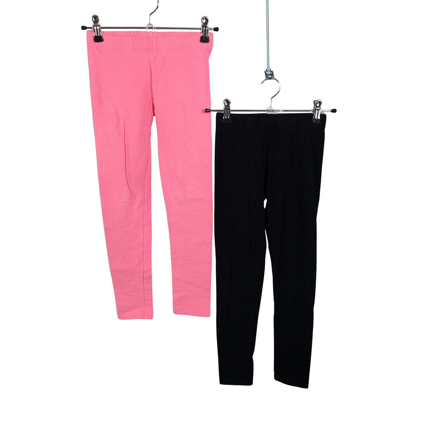 Unisex Lindex - Trikotaažist püksid, suurus 128 - 134 - Heleroosa (1)