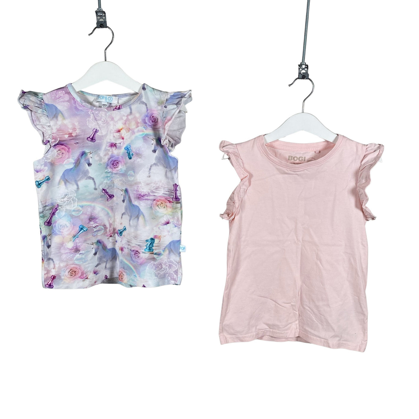 Unisex Bogi - T-särk, suurus 116 - 122 - Heleroosa (1)