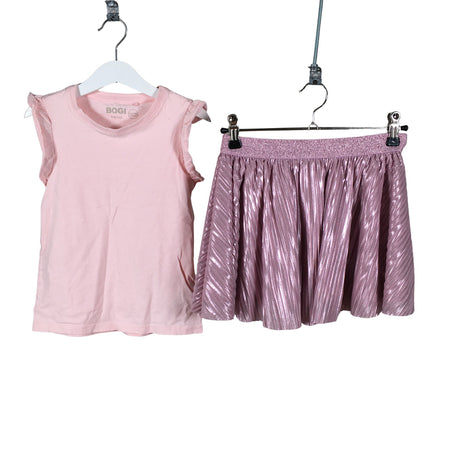 Unisex Bogi - Plisseerseelik, suurus 116 - 122 - Heleroosa ()