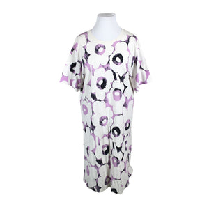 Unisex Marimekko - Trikotaažist kleit, suurus 44 - Valge (1)
