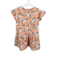 Unisex Lindex - Trikotaažist kleit, suurus 110 - 116 - Oranž ()