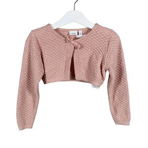 Unisex Name It - Kootud boolero, suurus 92 - 98 - Heleroosa (1)