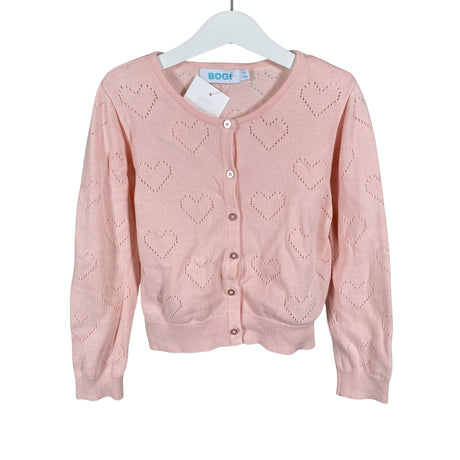 Unisex Bogi - Kardigan, suurus 116 - 122 - Heleroosa ()