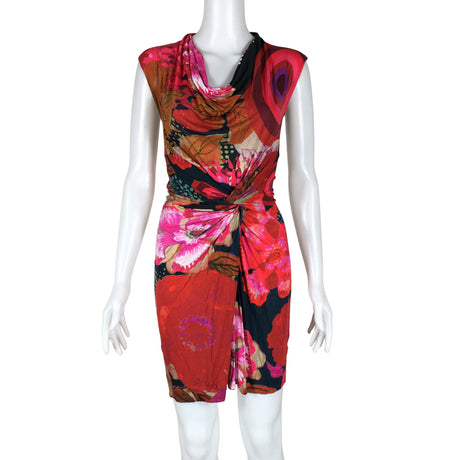 Unisex Desigual - Trikotaažist kleit, suurus 34 - Punane (2)