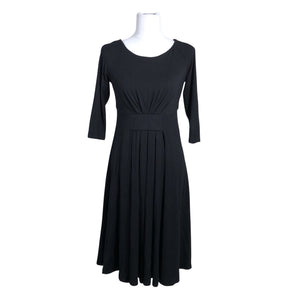 Unisex Muotikuu - Trikotaažist kleit, suurus 36 - Must (1)
