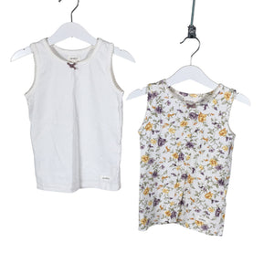 Unisex Newbie - Trikotaažist topp, suurus 110 - 116 - Valge (1)