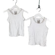 Unisex Lindex - Trikotaažist topp, suurus 104 - 110 - Valge ()