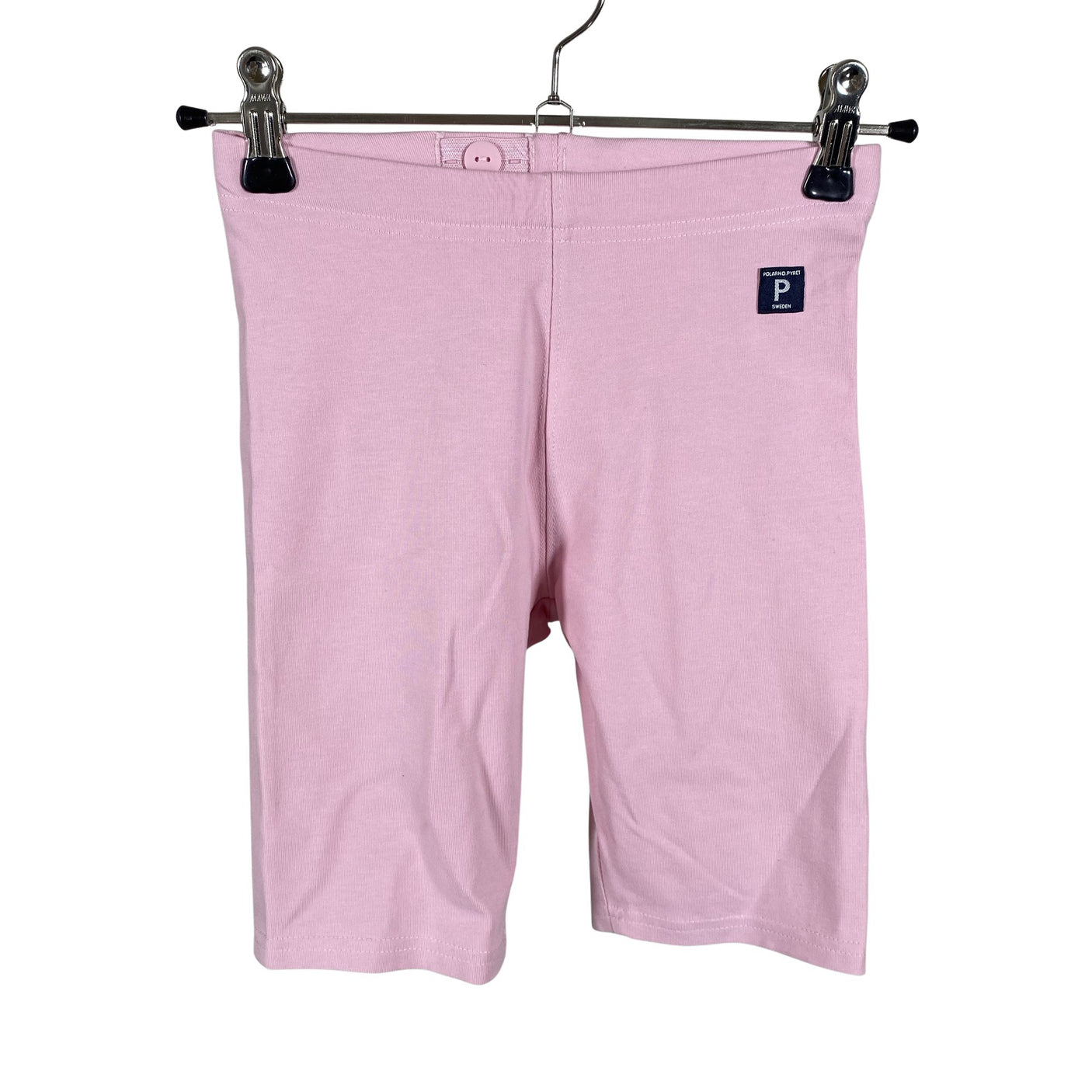 Unisex Polarn O. Pyret - Trikotaažist lühikesed püksid, suurus 122 - 128 - Heleroosa (1)