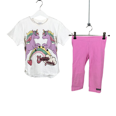 Unisex Lindex - T-särk, suurus 110 - 116 - Valge ()