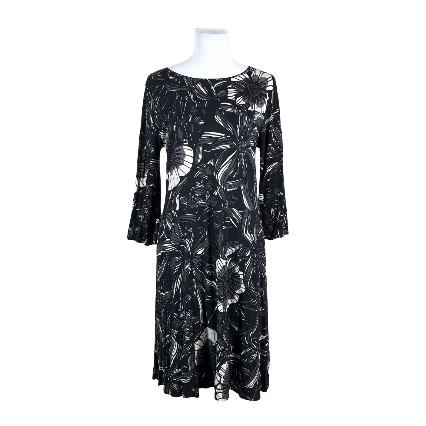Unisex Nanso - Trikotaažist kleit, suurus 40 - Must (1)