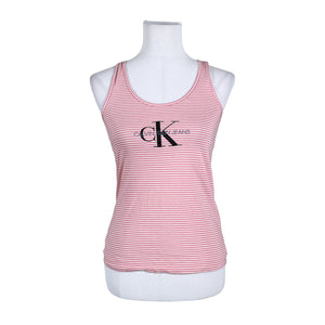 Unisex Calvin Klein Jeans - Trikotaažist topp, suurus 34 - Heleroosa (1)
