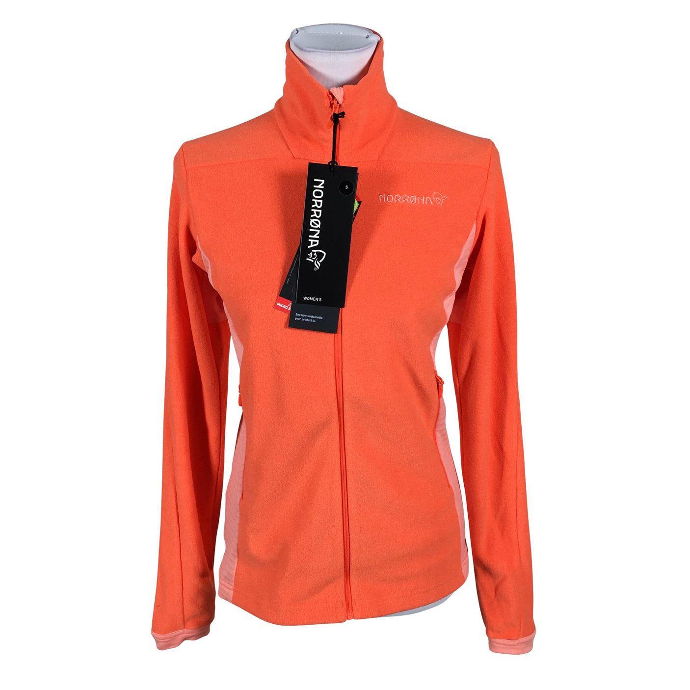 Unisex Norrøna - Fliisjakk, suurus 36 - Oranž (1)