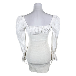 Unisex Adoore - Mitteveniv kleit, suurus 36 - Valge (2)