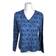 Unisex Nanso - Trikotaažist pluus, suurus 40 - Sinine ()