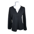 Unisex Nanso - Trikotaažist pluus, suurus 40 - Must ()