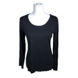 Unisex Nanso - Trikotaažist pluus, suurus 40 - Must ()