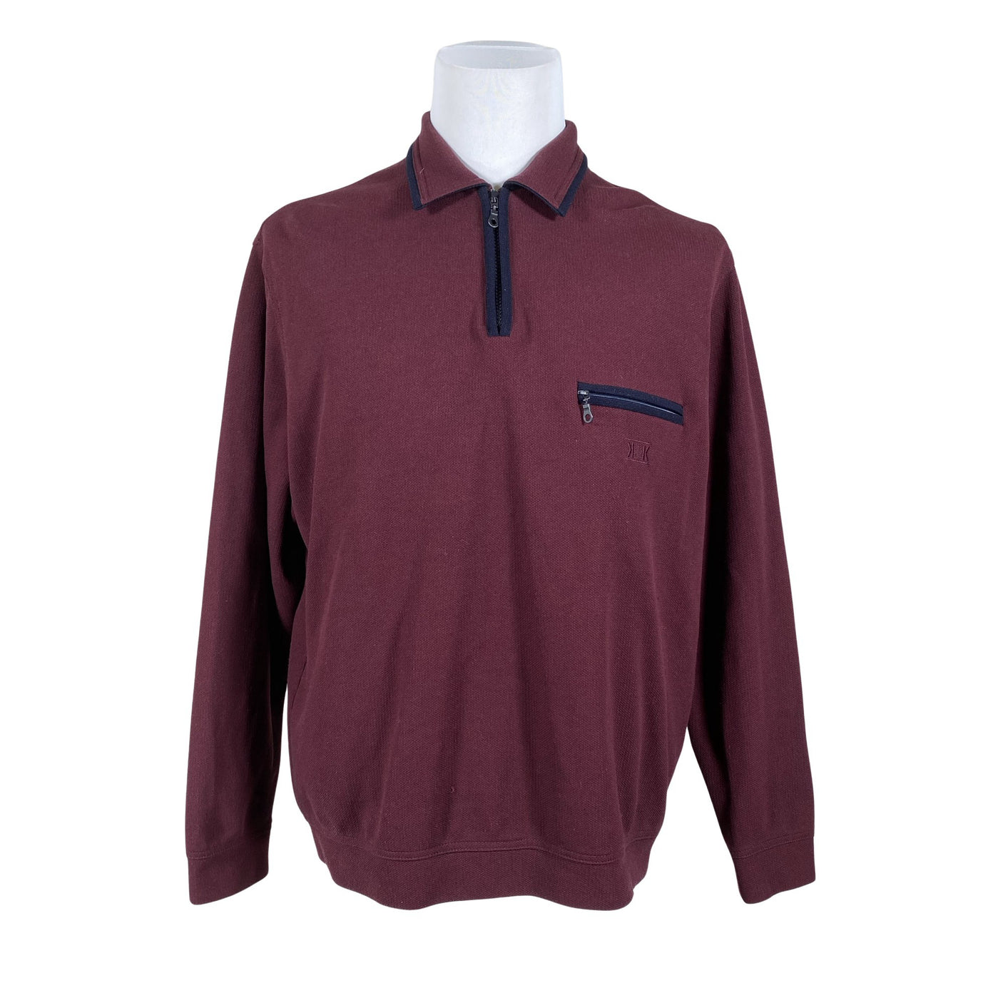 Unisex Finn Karelia - Dressikangast pluus, suurus L - Veinipunane (1)