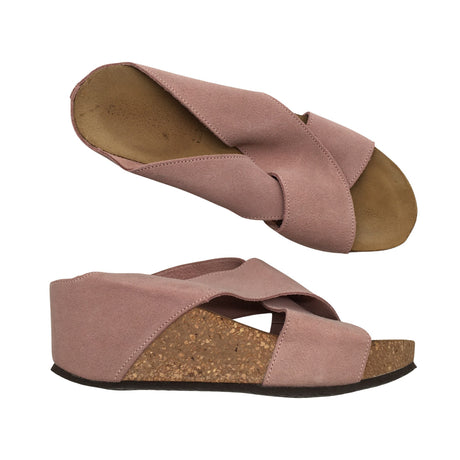 Unisex Birkenstock - Kiilkontsaga rihmikud, suurus 38 - Heleroosa ()