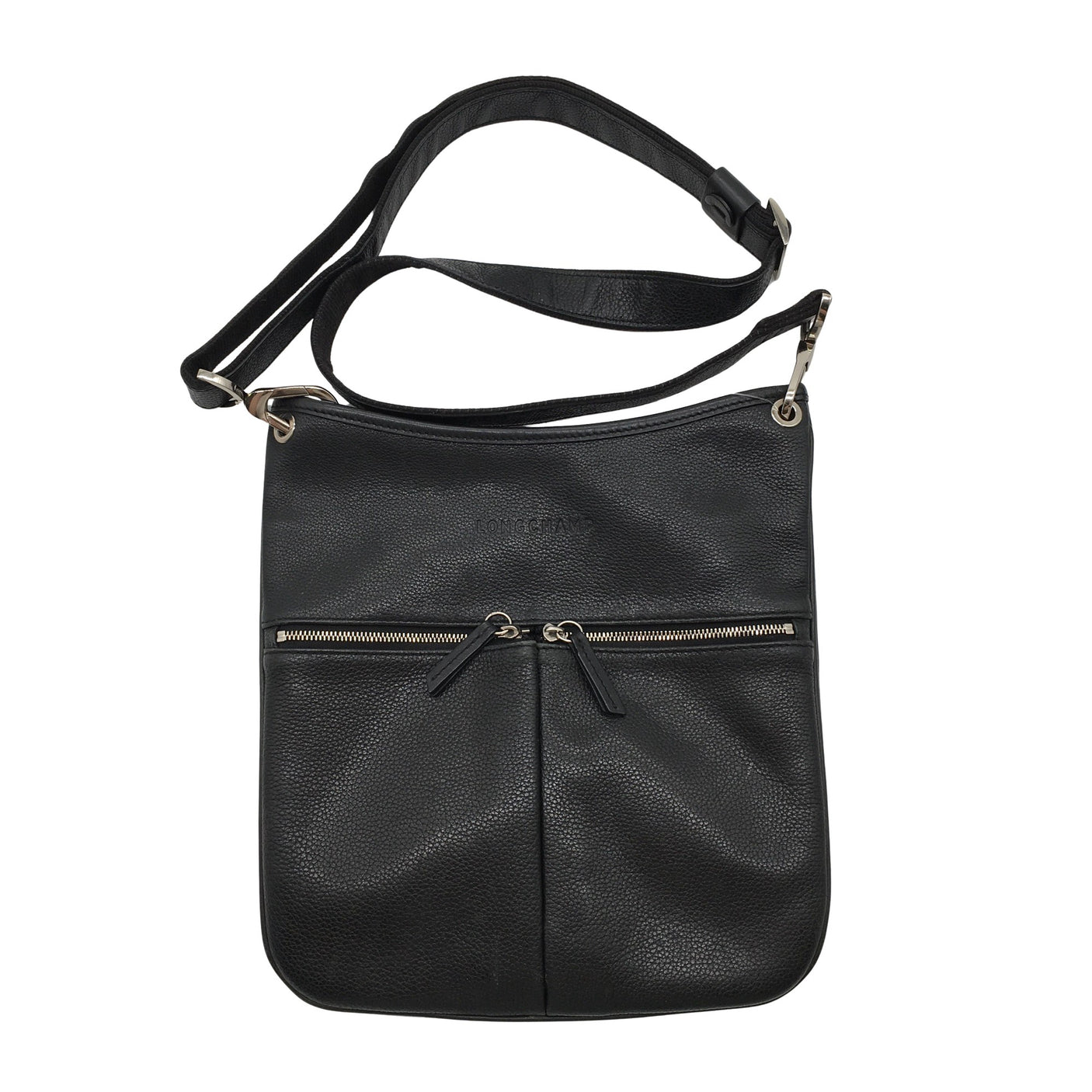Unisex Longchamp - Õlakott, suurus Midi - Must (1)