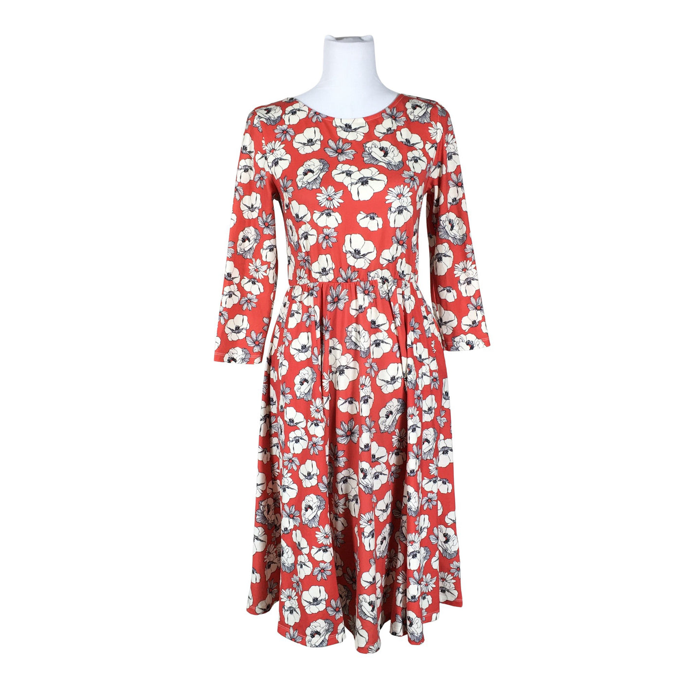 Unisex mint&berry - Trikotaažist kleit, suurus 38 - Oranž (1)