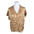 Unisex Mos Mosh - Lühikeste käistega pluus, suurus 40 - Beige ()