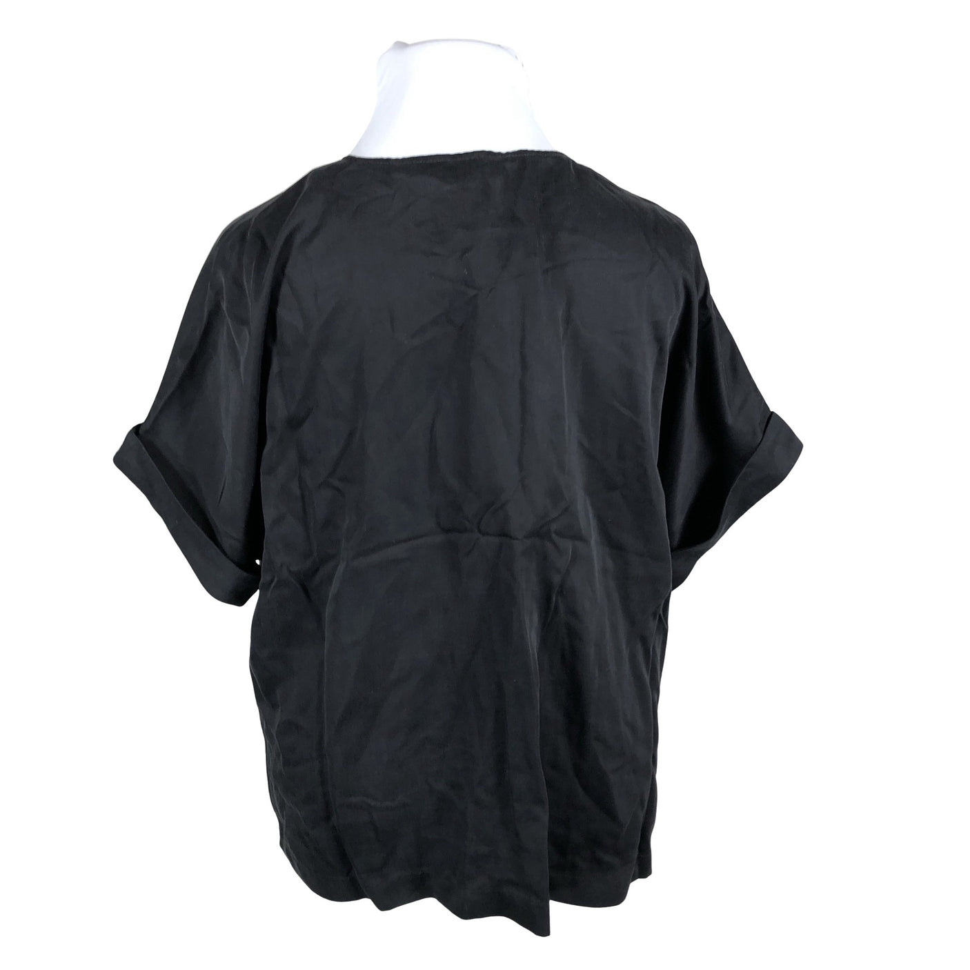 Unisex Papu - Lühikeste käistega pluus, suurus 42 - Must (2)