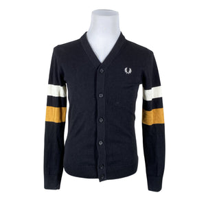 Unisex Fred Perry - Kardigan, suurus 34 - Must (1)