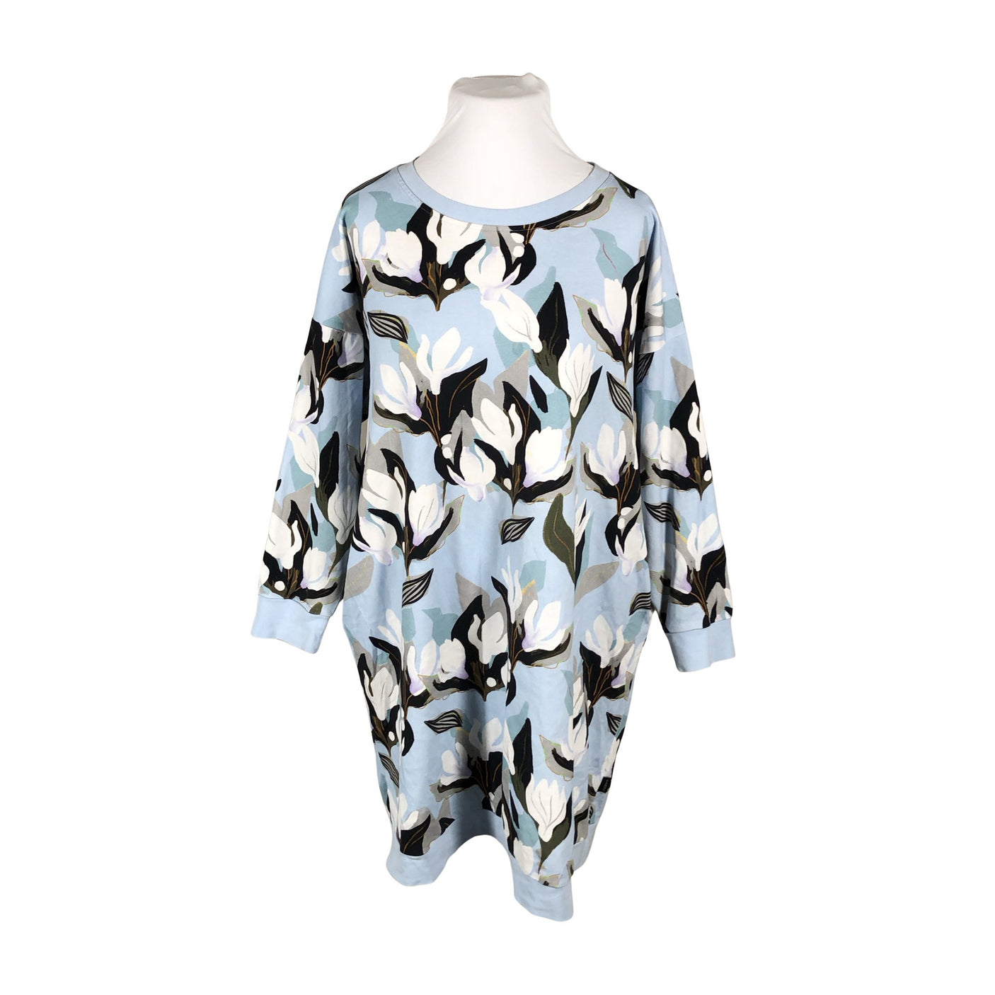 Unisex Aarrelabel - Trikotaažist kleit, suurus 46 - Helesinine (1)
